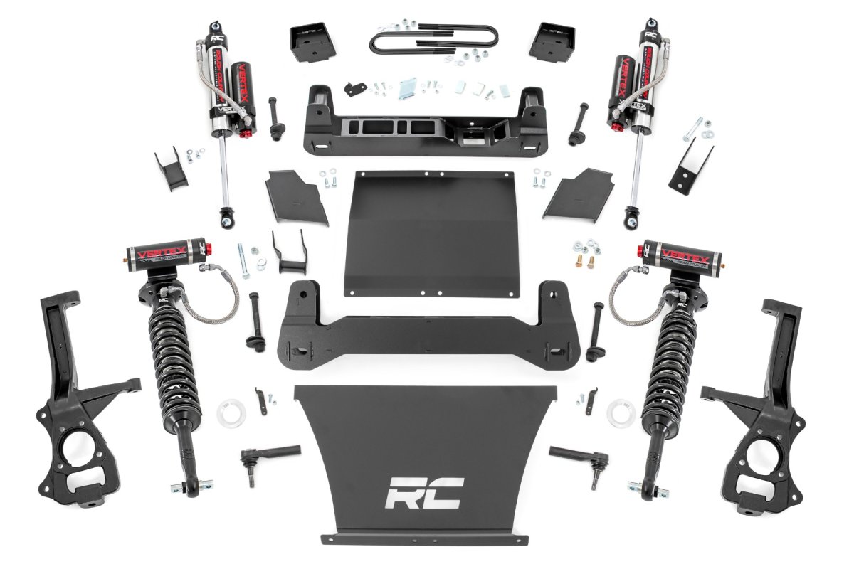 GMC Sierra 1500 Suspension Lift Kit - Rough Country - Mono Leaf Rear | Vertex | 6-Inch - '19-'24